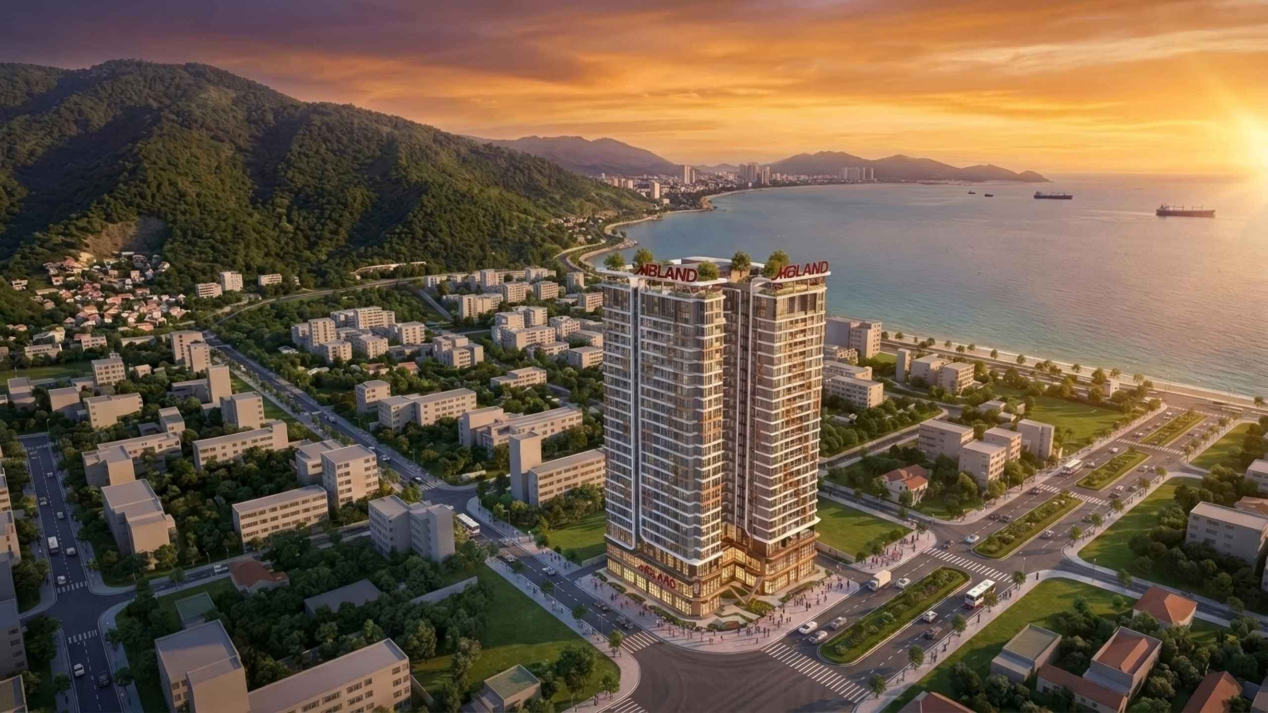 Quan cảnh bình minh tại dự án The Camellia Sơn Trà Đà Nẵng