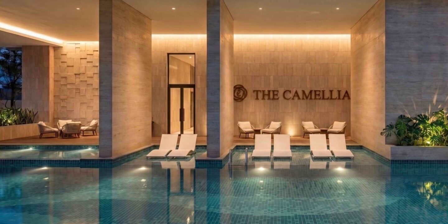 Tiện ích bể bơi tại dự án The Camellia