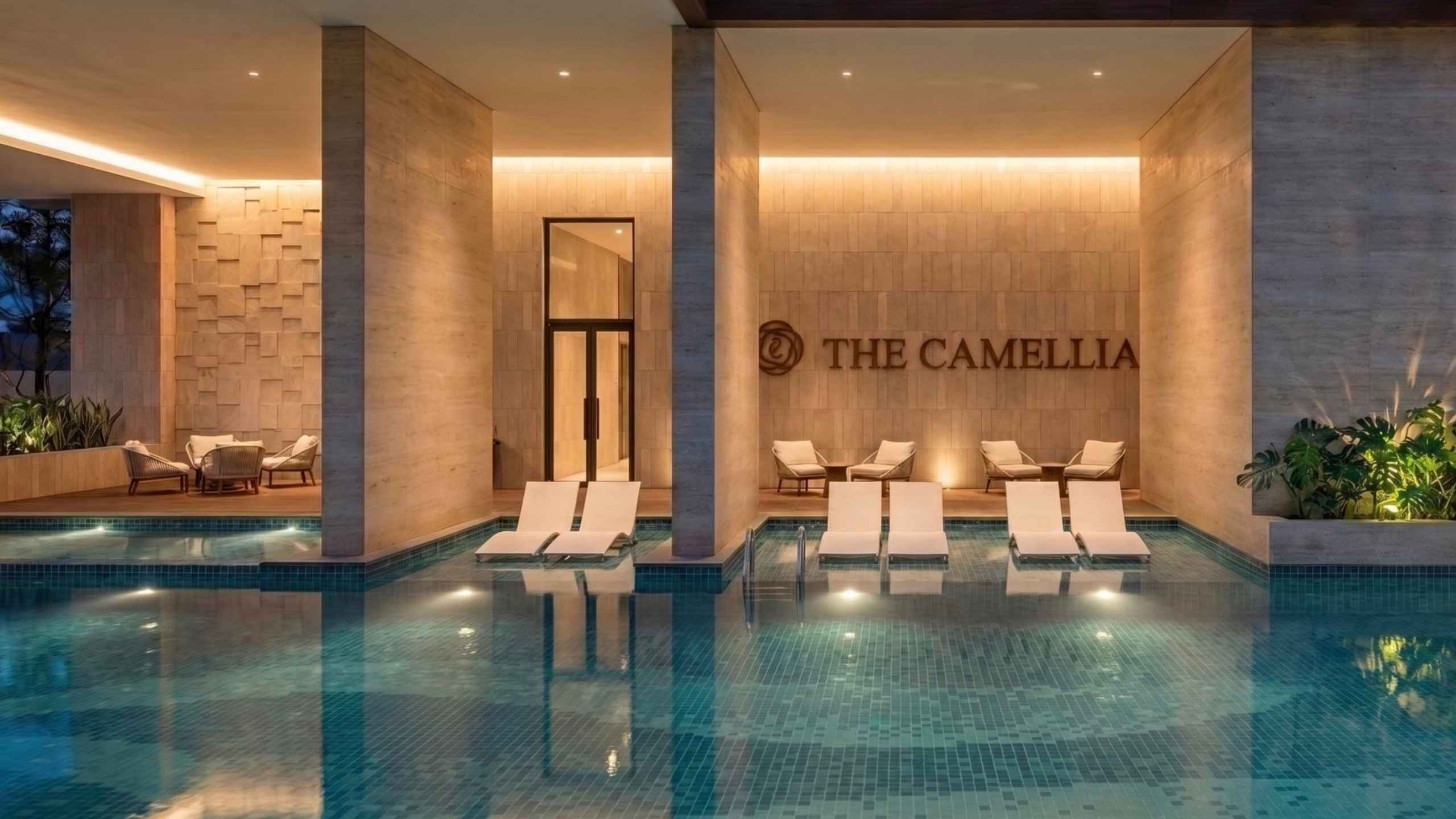 Tiện ích bể bơi tại dự án The Camellia